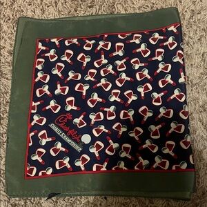 Green and Navy Scarf